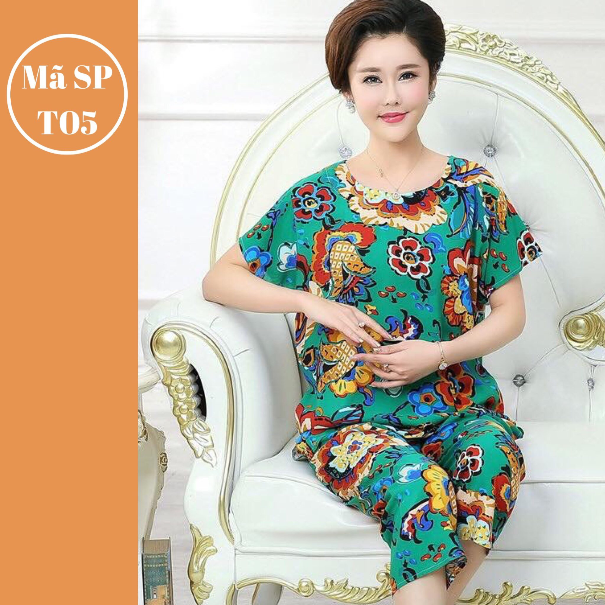 Bộ Đồ Trung Niên Sang Trọng Quý Phái Cho Mẹ