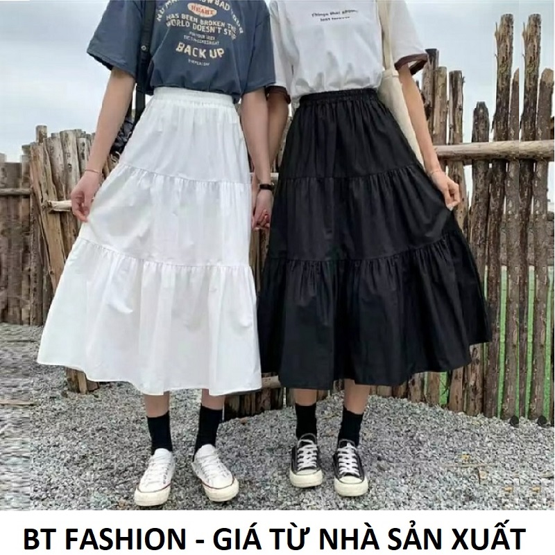 Chân Váy Dài Voan Thời Trang Hot - BT Fashion (VOAN DÀI 3T) VA21 - Có lót bên trong - Mua thêm Áo bên dưới để phối theo bộ