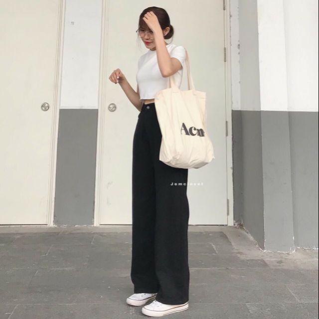Quần Suông đũi chun sau dài 1 mét