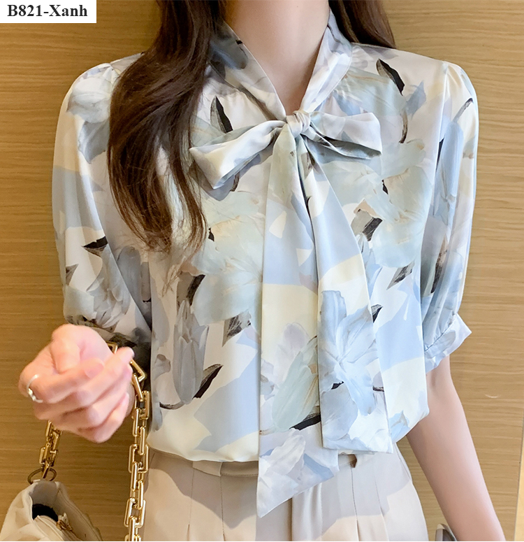 B821- áo lụa manngoo cao cấp