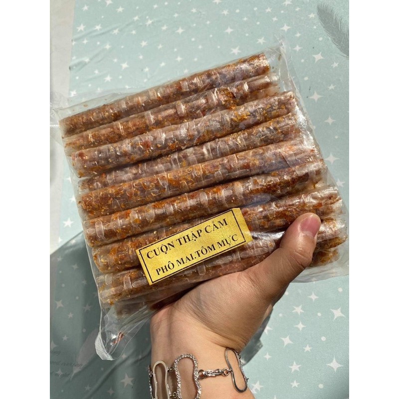 500g bánh tráng cuộn thập cẩm phô mai tôm mực