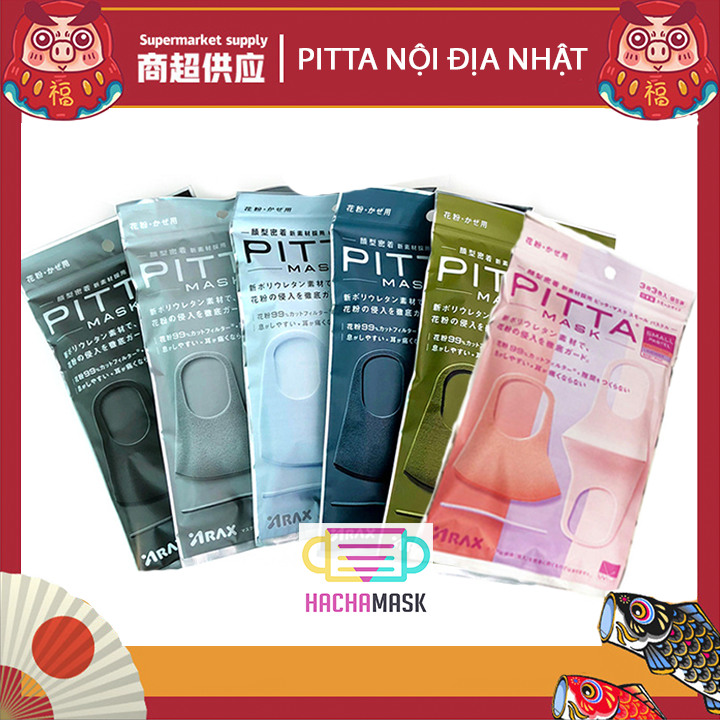 [Hàng Nhật] Pitta Mask Lọc Bụi - Loại Dày Hàng Pitta Nhật Nội Địa