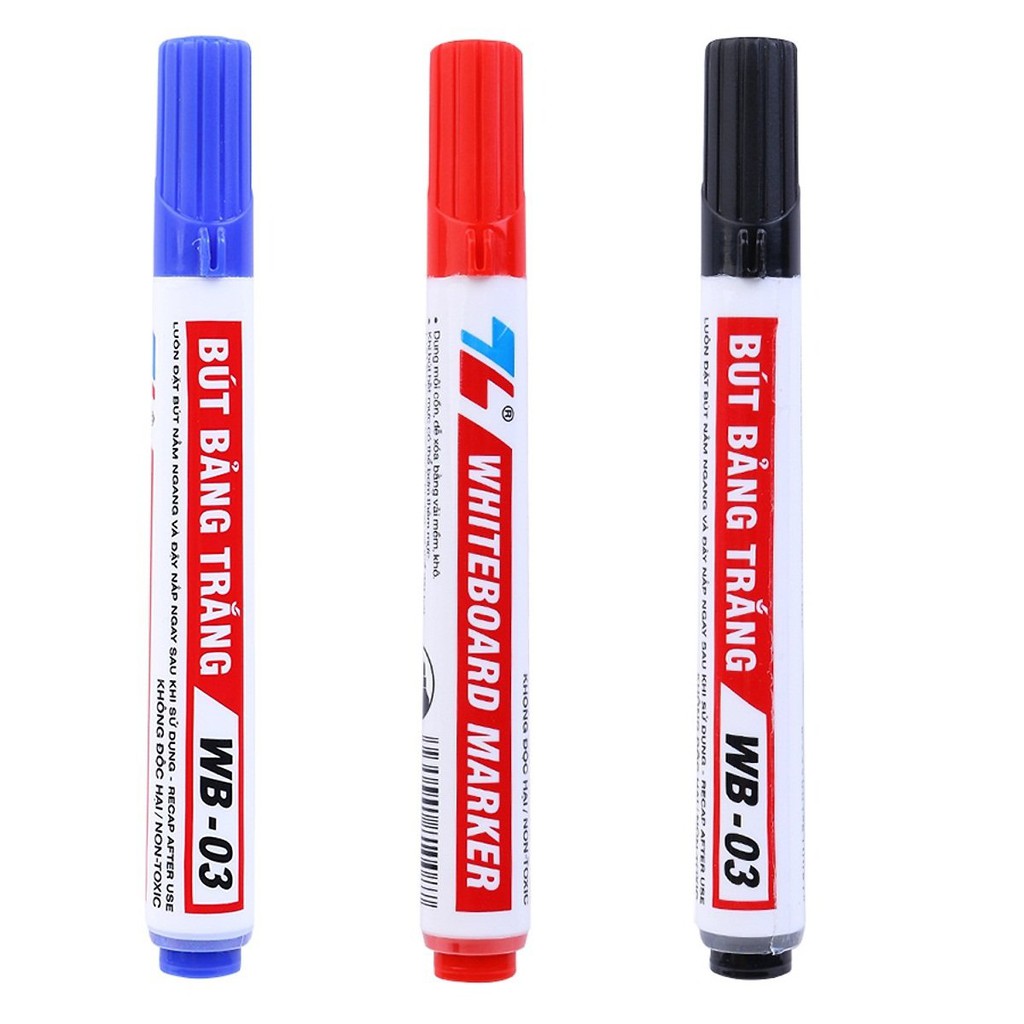 Combo 3 cây bút lông bảng Thiên Long/bút bảng trắng WB-03