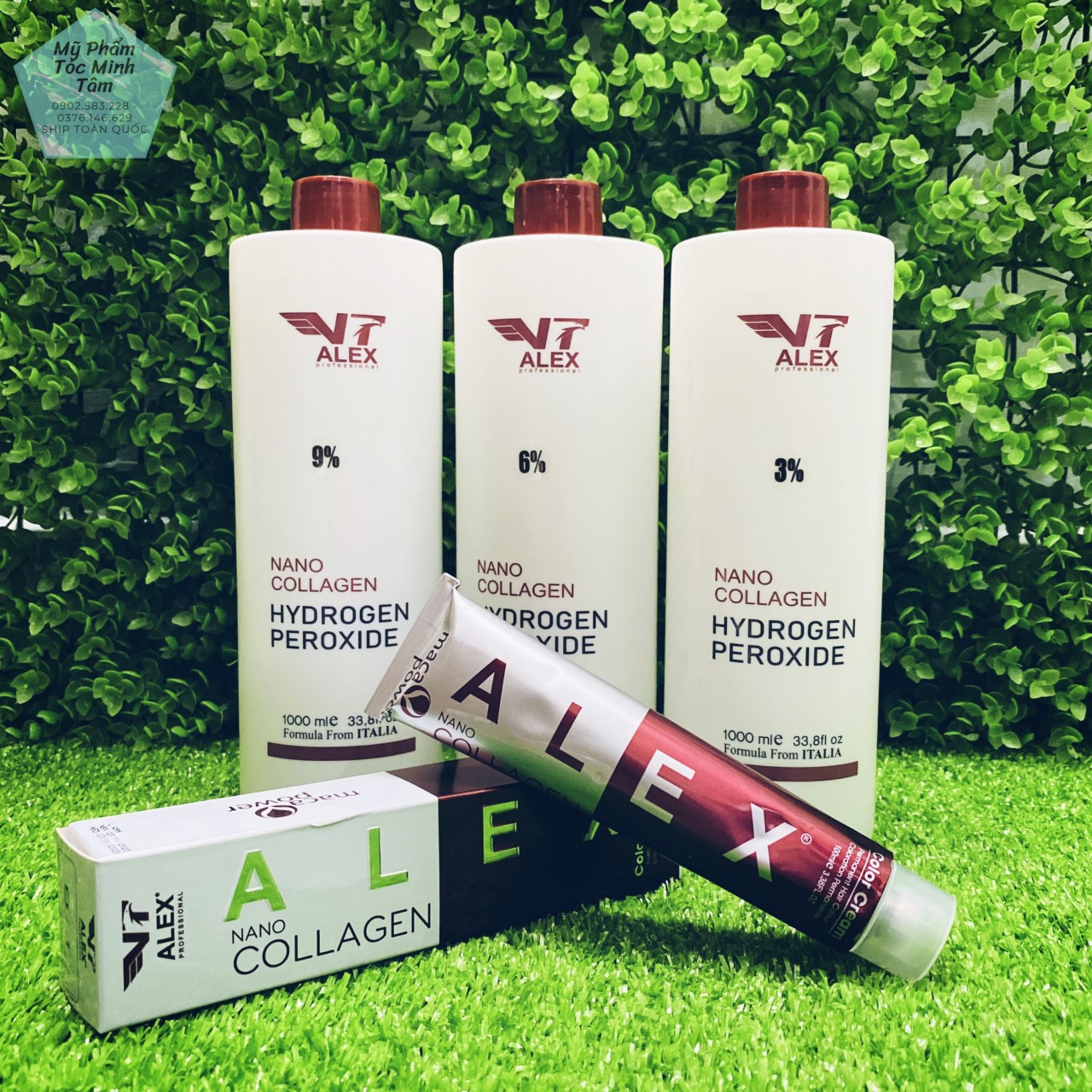 Oxy trợ nhuộm alex