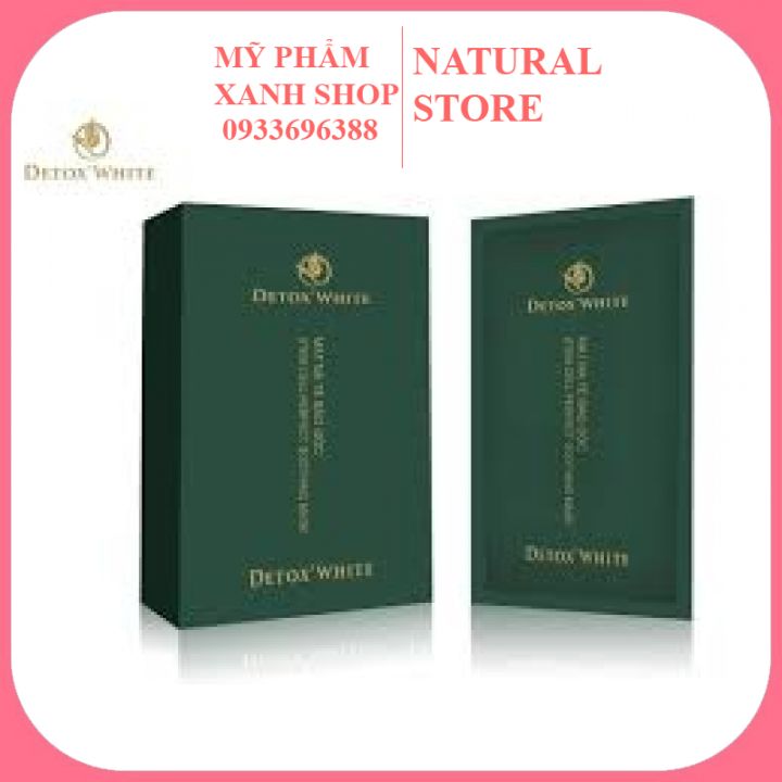 Hộp 6 miếng mặt nạ tế bào gốc cấp ẩm, phục hồi da hư tổn detox white