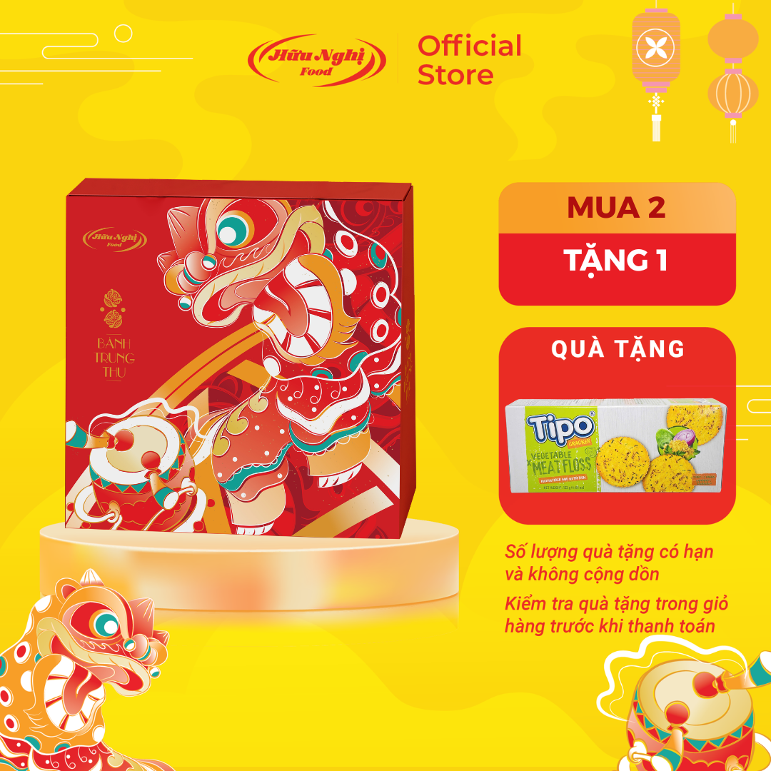 BÁNH TRUNG THU HỮU NGHỊ TINH HOA (4 Bánh nướng 150-180G)