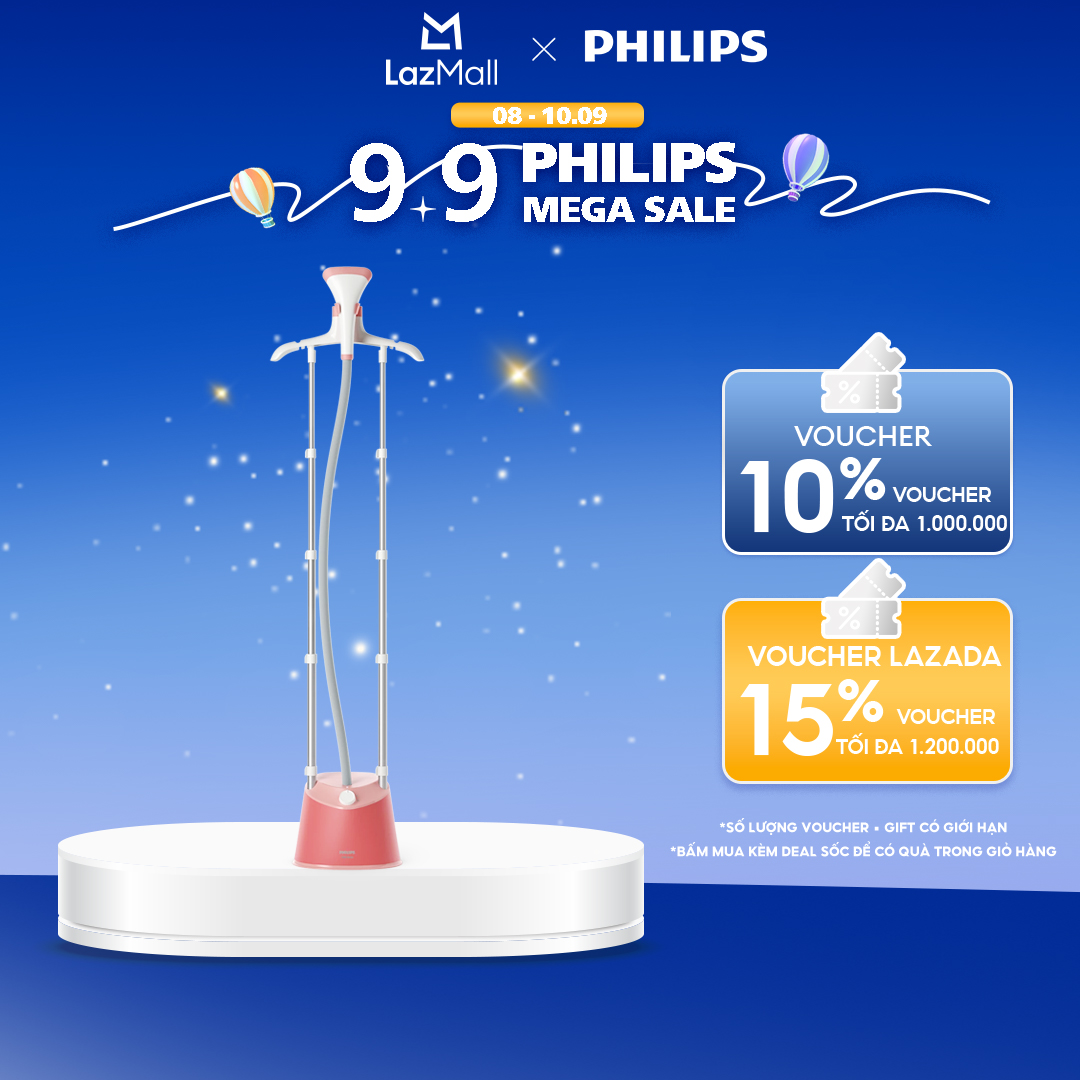 Bàn Ủi Đứng Hơi Nước Philips STE1020/40 - Hàng Phân Phối Chính Hãng