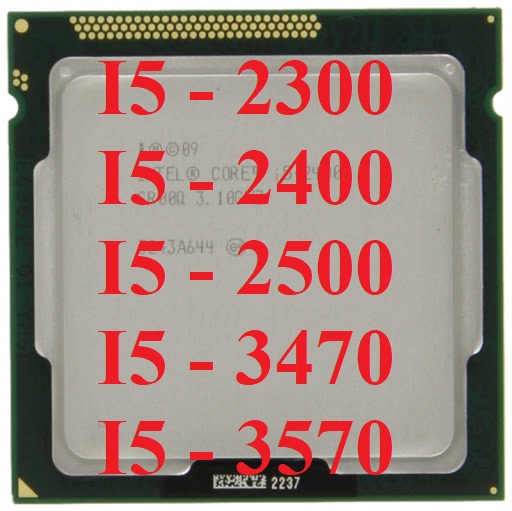 CPU Intel Core i5 3470 3570 2300 2400 2500 socket 1155.... TẶNG KEO TẢN NHIỆT