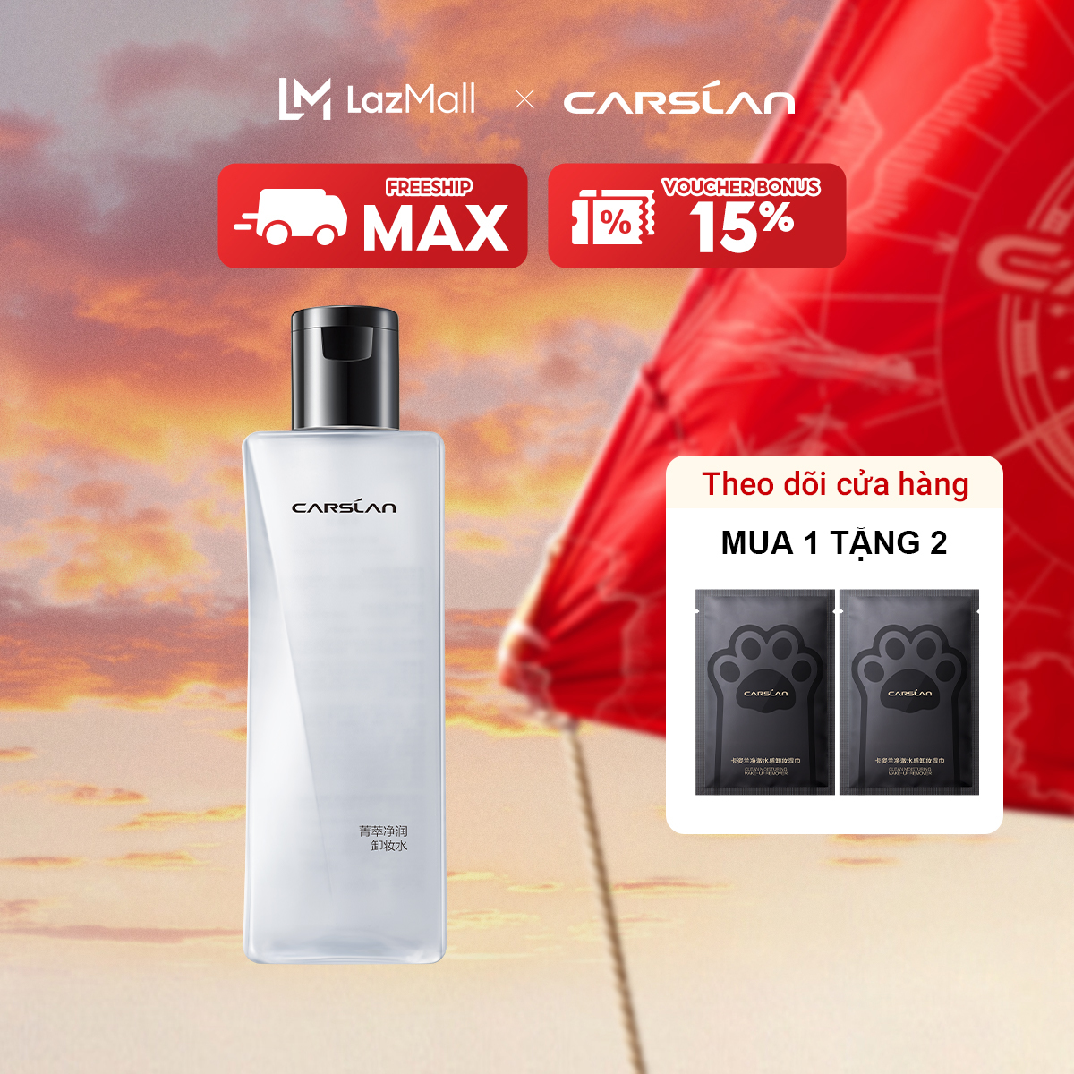 Dầu Tẩy Trang Carslan Chiết Xuất Thực Vật Làm Sạch Sâu 120ml