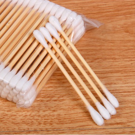 Tăm Bông Tai Tăm Bông, Thân Gỗ Ráy Tai Thân Thiện Với Môi Trường Loại 30 Que