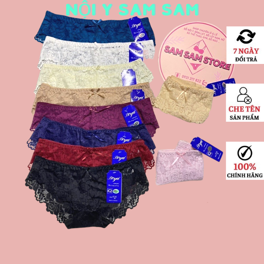 Quần Lót Ren Hoa Hồng Hàng Chính Hãng Công Ty Boya sản xuất tại Việt Nam.