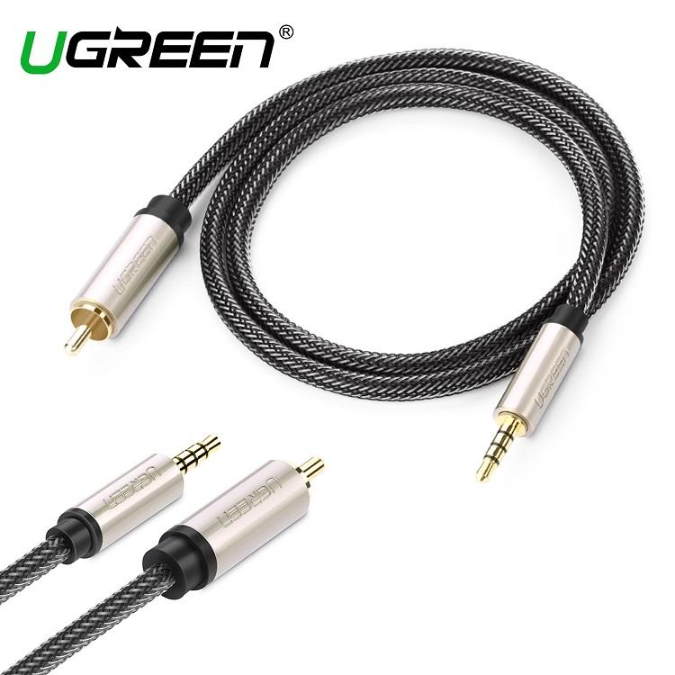 Dây loa đầu 3.5mm chuyển ra coaxial 2m ugreen - 20733