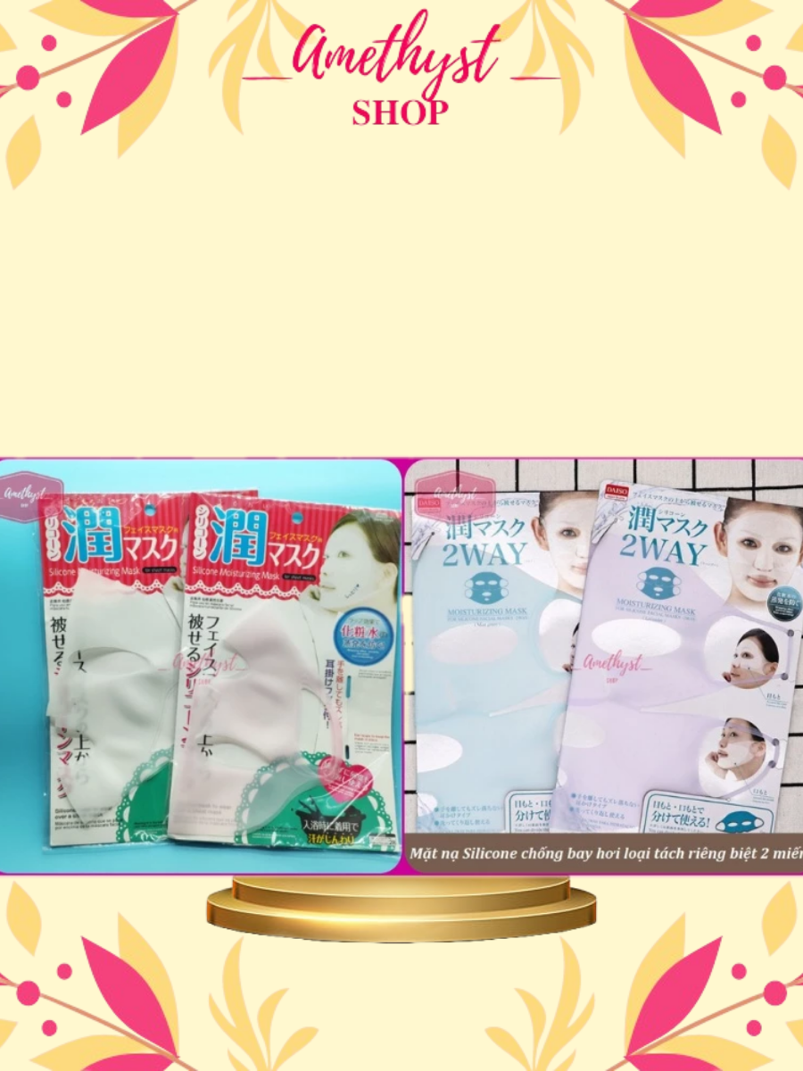 (Có 2 Size) Mặt Nạ Silicon Daiso Japan - Tăng Khả Năng Hấp Thụ Dưỡng Chất Của Mặt Nạ Giấy