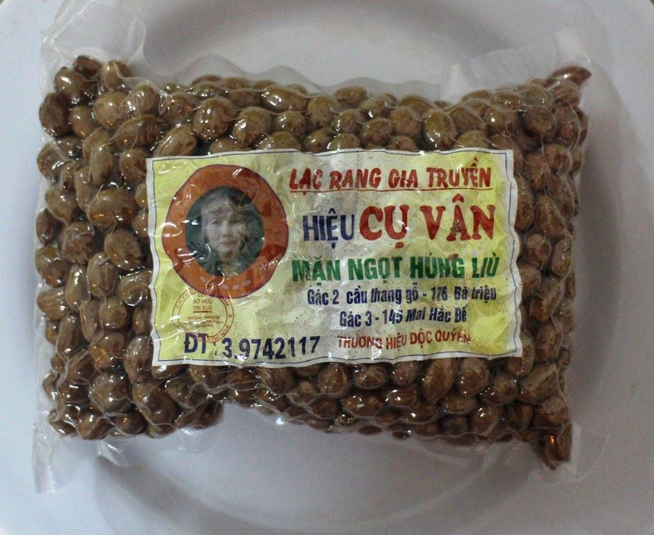Đậu phộng húng lìu chánh hiệu bà Vân Bà Triệu -250g