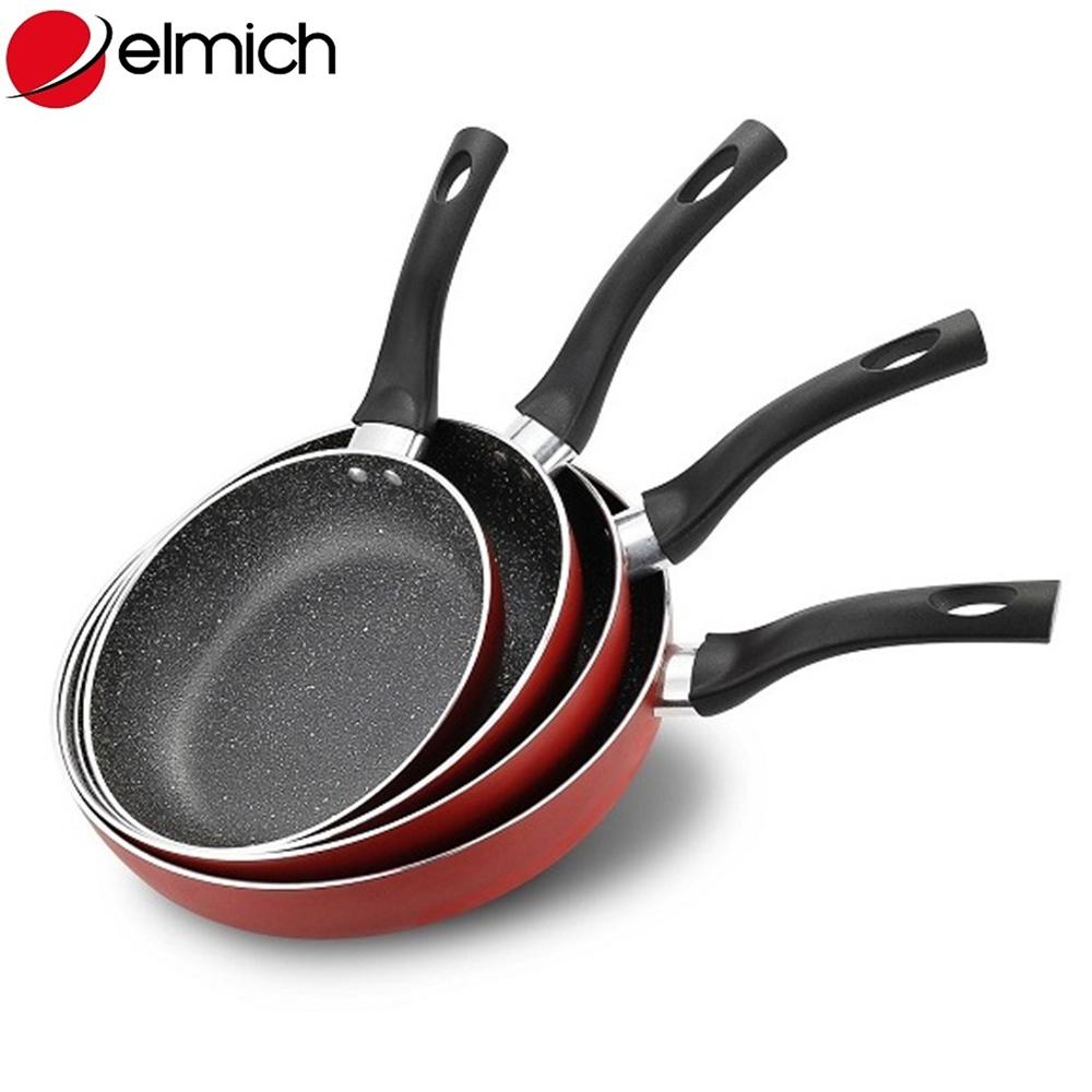 Chảo Chiên Rán Chống Dính 20/24/26/28/30cm Elmich Smart Cook Dùng Bếp Từ Chính Hãng - Bảo hành 12 tháng