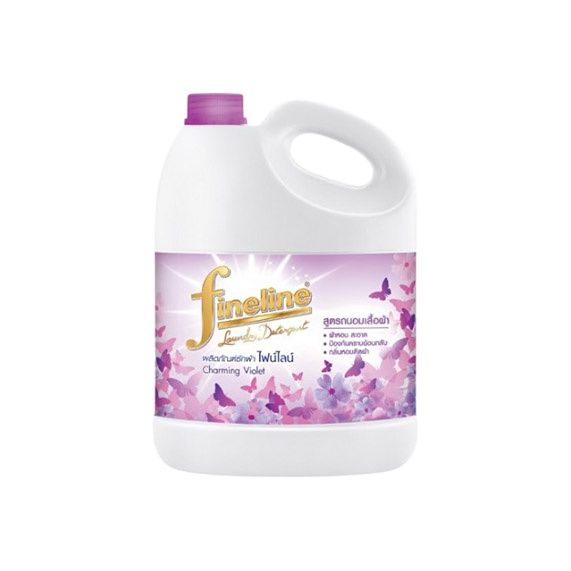 1 Thùng Fineline Tím. Nước Giặt Fineline Hàng Thái Nhập Khẩu Chính Hãng. Can 3000ml
