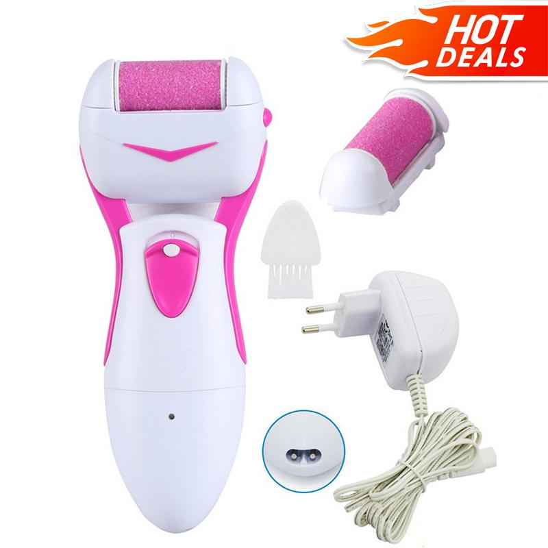 Máy chà gót chân tẩy tế bào chết Shinon - làm mềm gót chân - Nâng niu bàn chân ngọc ngà - Dùng pin sạc