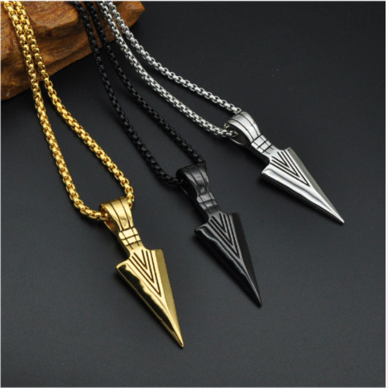 Dây Chuyền Nam TItan Hình Mũi Tên, Vòng Cổ Titan Cá Tính- Dây chuyền nữ Thiết kế tinh xảo đến từng chi tiết