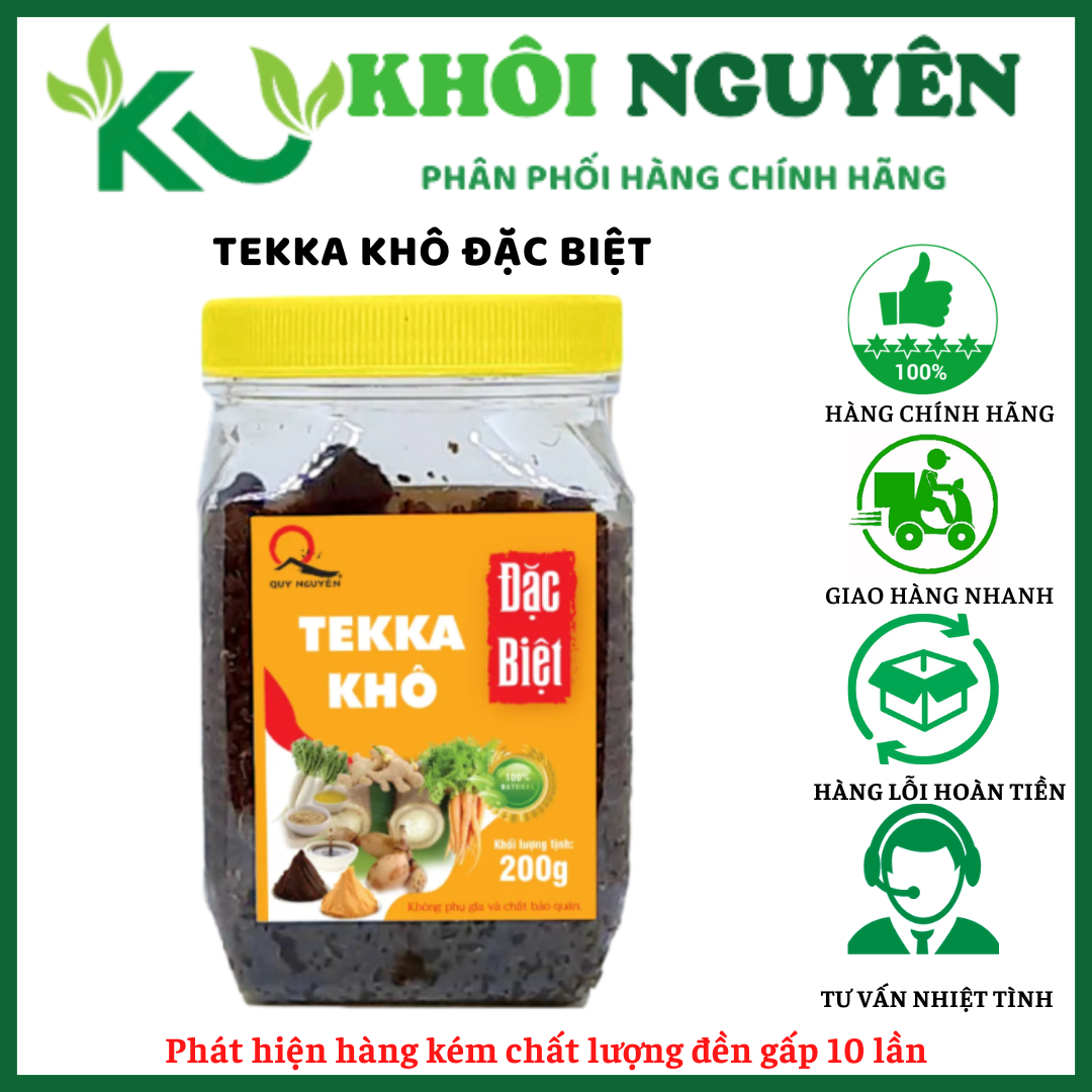 Tekka khô Quy Nguyên hũ 200g - chùa Long Hương