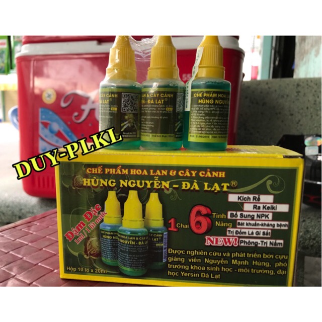 [HCM]Chế Phẩm Hùng Nguyễn 6 In 1 - Kick Rễ Ra Keiki - Lọ - 20Ml. chế phẩm chuyên dùng cho hoa lan và cây cảnh. phân bón kích rễ.