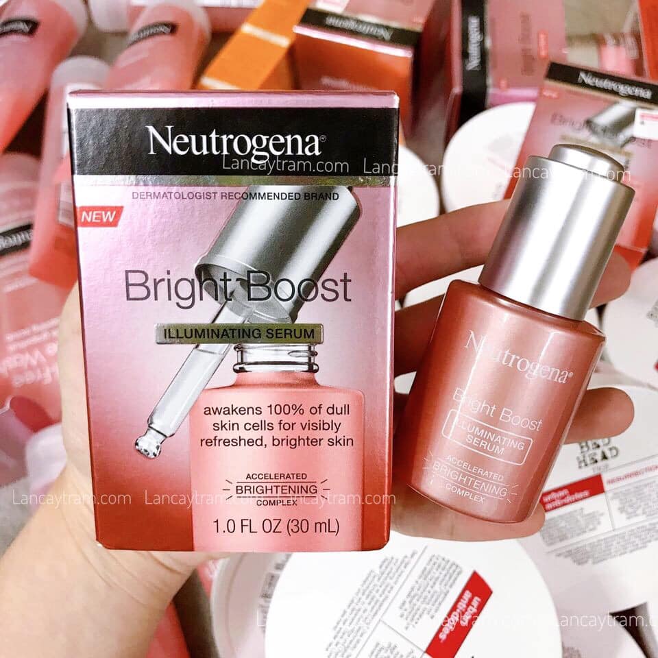 [HANGMYNHAP] TINH CHẤT DƯỠNG TRẮNG DA, CHỐNG LÃO HÓA NEUTROGENA BRIGHT BOOST SERUM 30ML