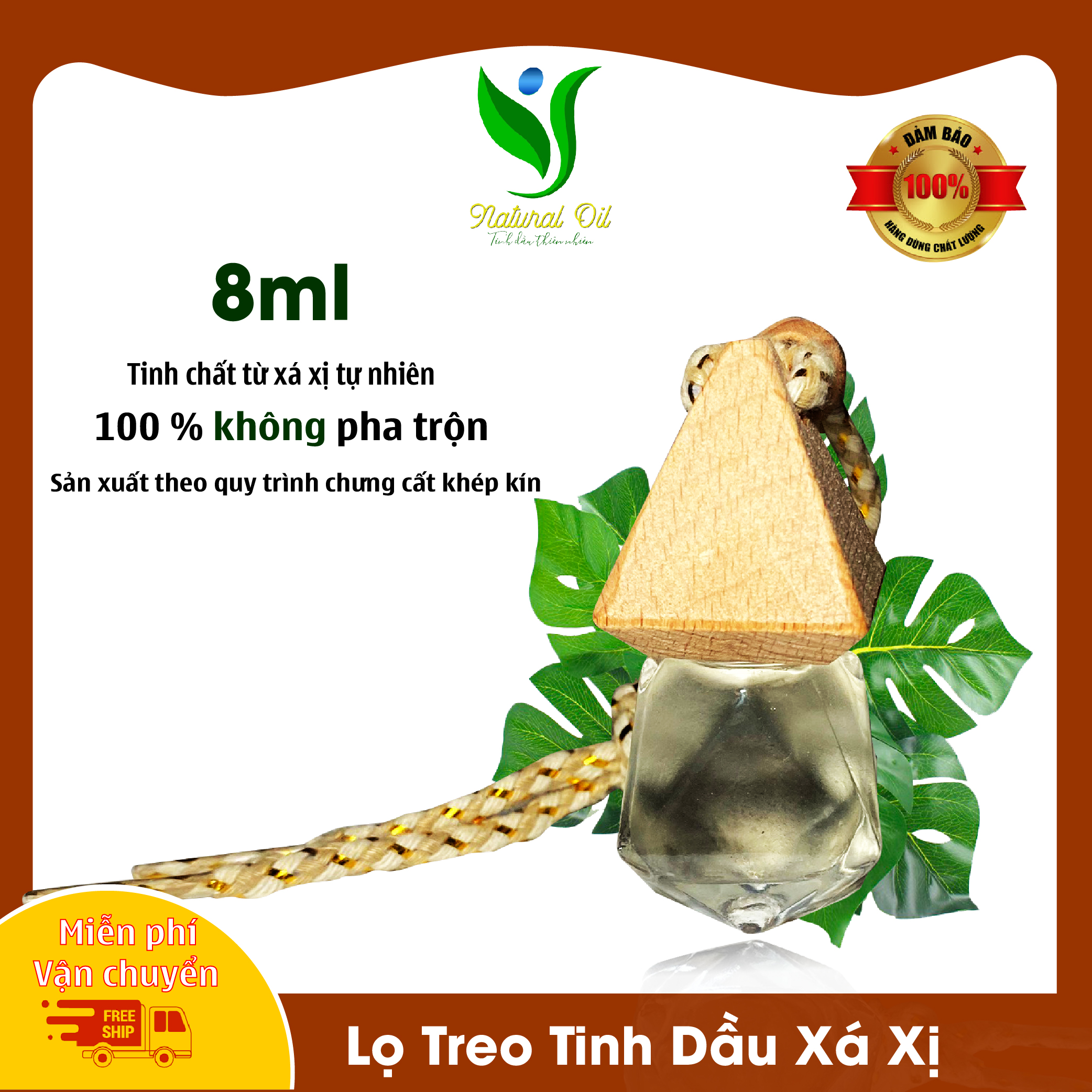 Tinh Dầu Treo Xá Xị 8ml - Treo Thơm Phòng, Thơm Xe Ô Tô