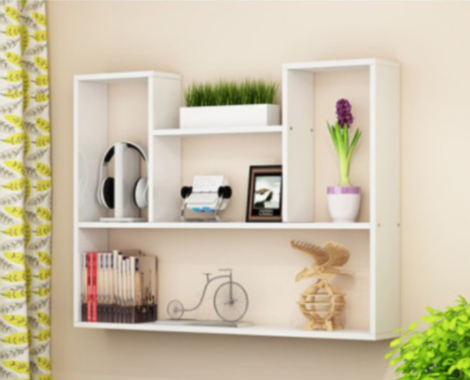 🌼Kệ sách kết hợp Kệ trang trí treo tường thiết kế đa năng FNL-14🌼