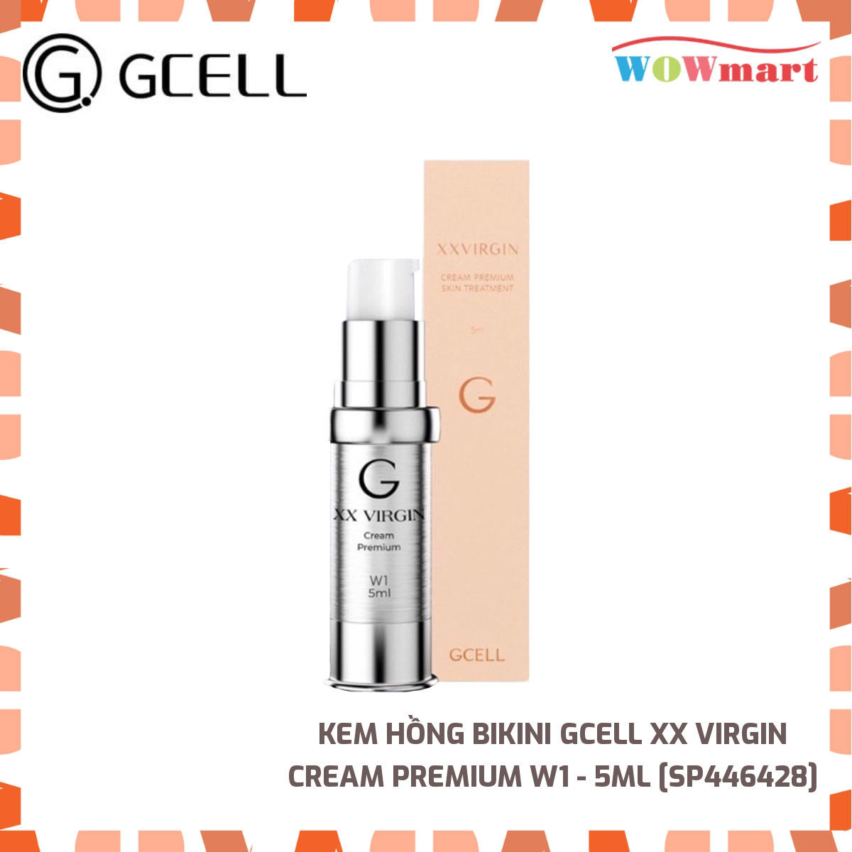 [HCM]Kem hồng bikini GCell XX Virgin Cream Premium W1 - 5ml - [HÀN QUỐC]