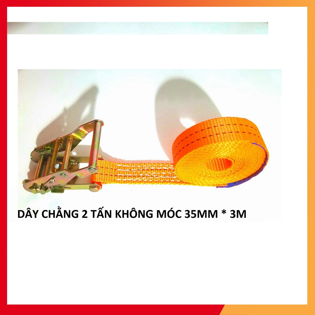 Dây tăng đơ chằng hàng 35mmx3m 2000kg không móc