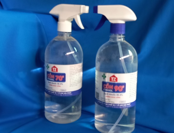 Cồn 1000ml ethanor 70độ,90độ