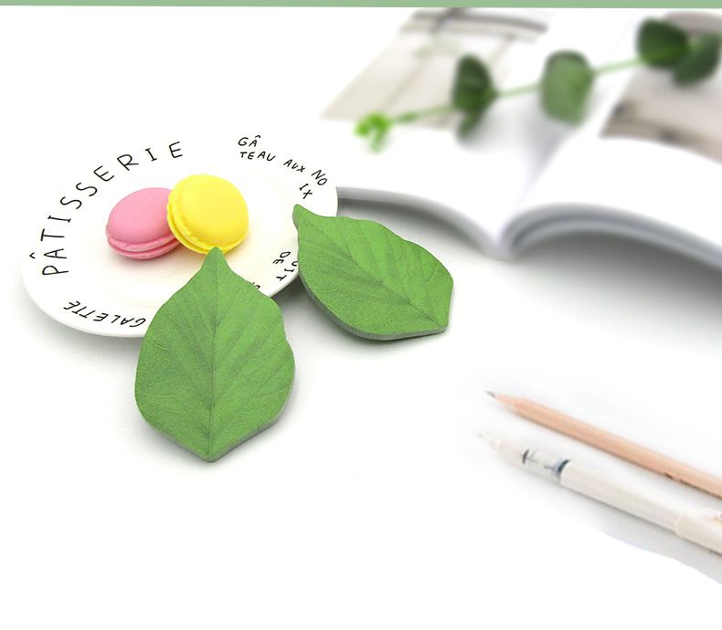 Giấy note ghi chú hình chiếc lá - giấy note sáng tạo