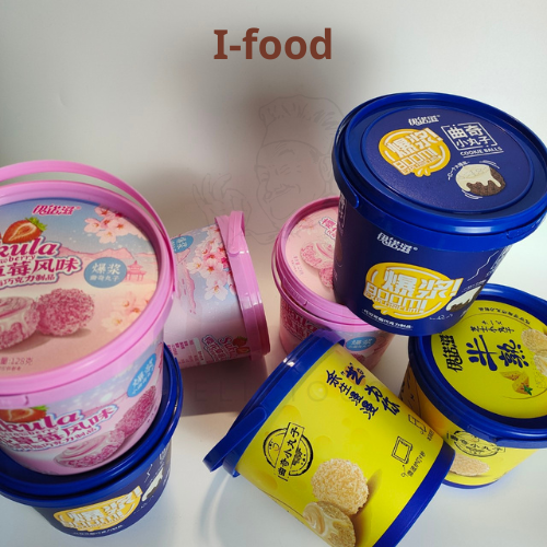 Bánh Oreo socola nhân 3 vị Dâu, Phômai, Kem tan chảy - Hộp kẹo socola có quai xách 128g dễ thương ifood.shop