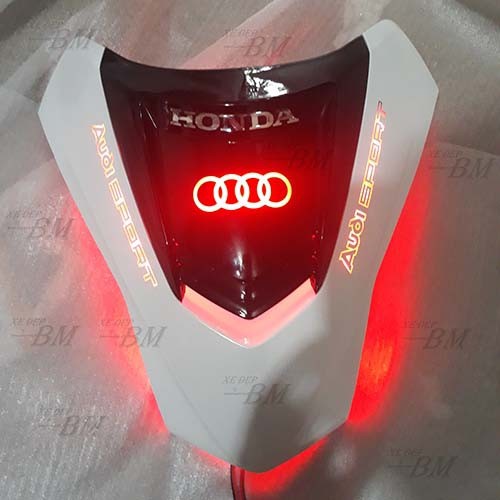 mặt nạ 2 tầng wave 100 trắng độ led