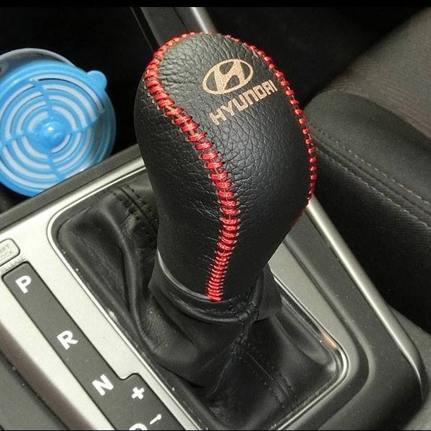 BAO DA CẦN SỐ, TAY PHANH XE I10, Accent, Elantra BẢN FULL TỰ ĐỘNG 2014-2023, DA BÒ THẬT..