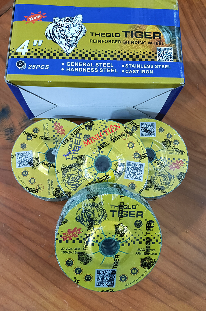 Đá mài sắt, Inox hiệu Tiger kích thước 100mm