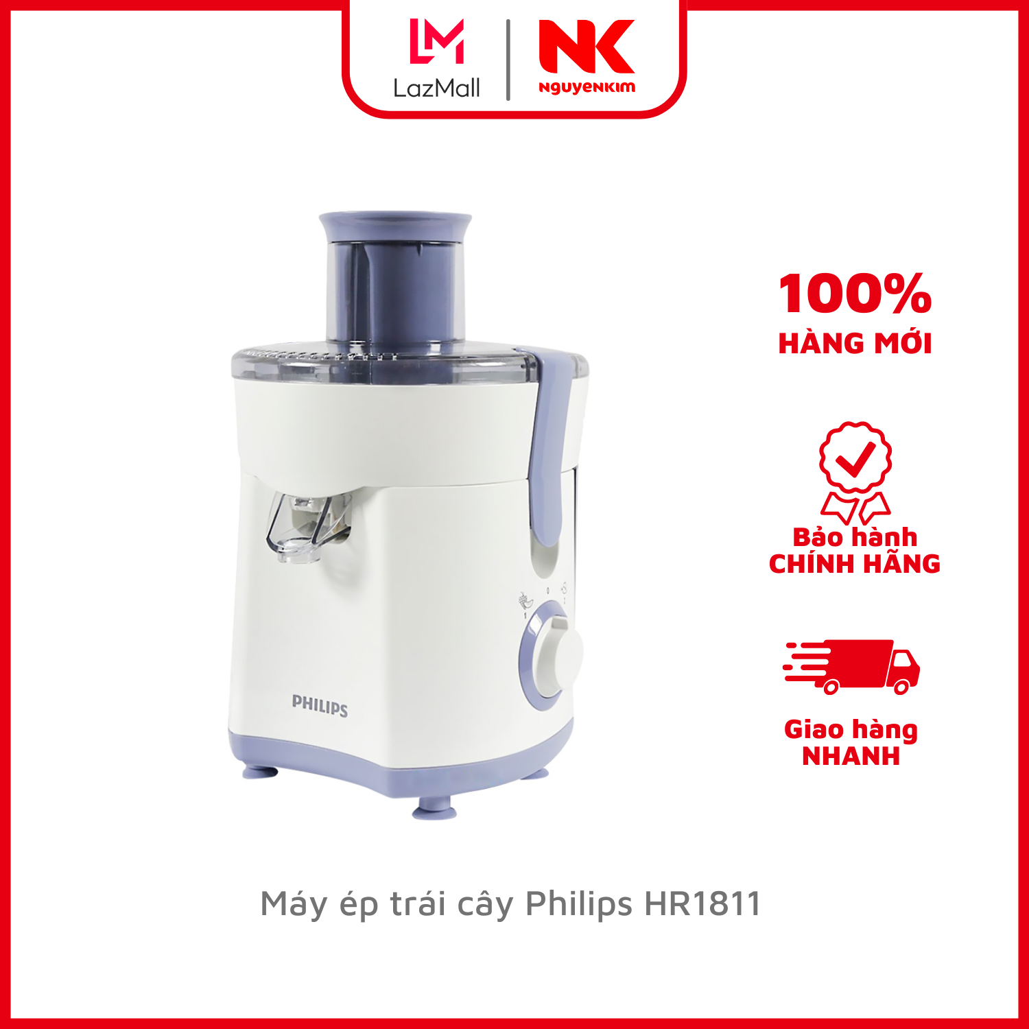 Máy ép trái cây Philips HR1811/71