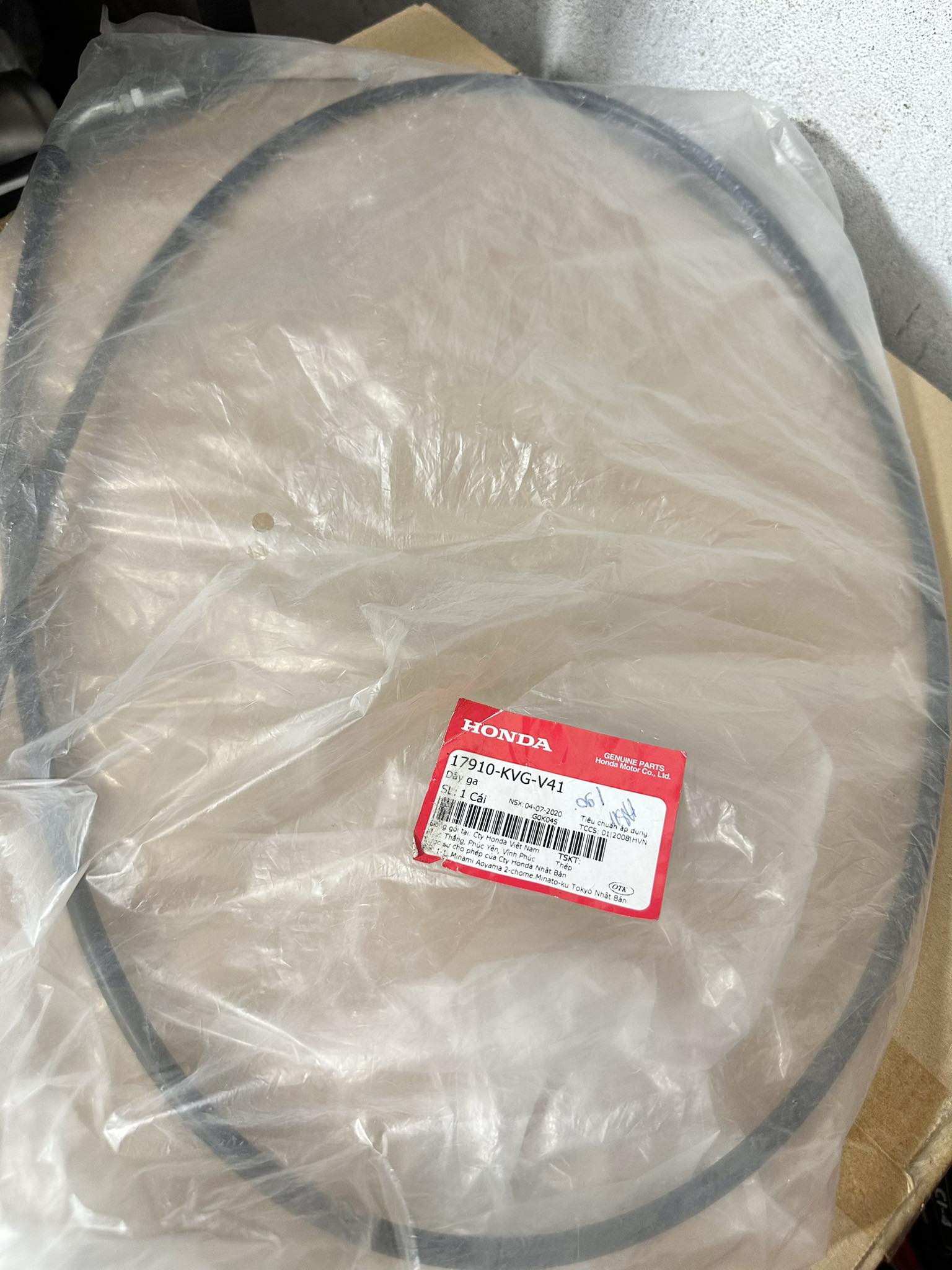 Dây ga air blade 2011 chính hãng honda