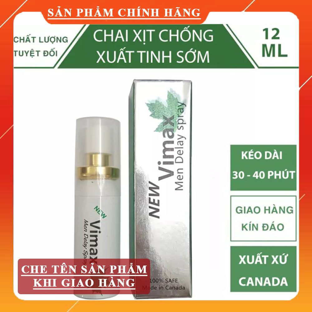 [HCM]CHAI XỊT KÉO DÀI THỜI GIAN KÉO DÀI VYMAX NEW MẪU MỚI THỜI GIAN THÊM DÀI CHO QUÝ ÔNG