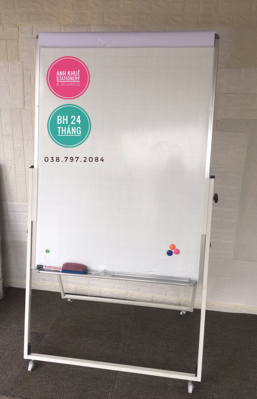 Bảng Flipchart Chân Gấp F Plus 90 x 120cm (Kèm quà tặng)