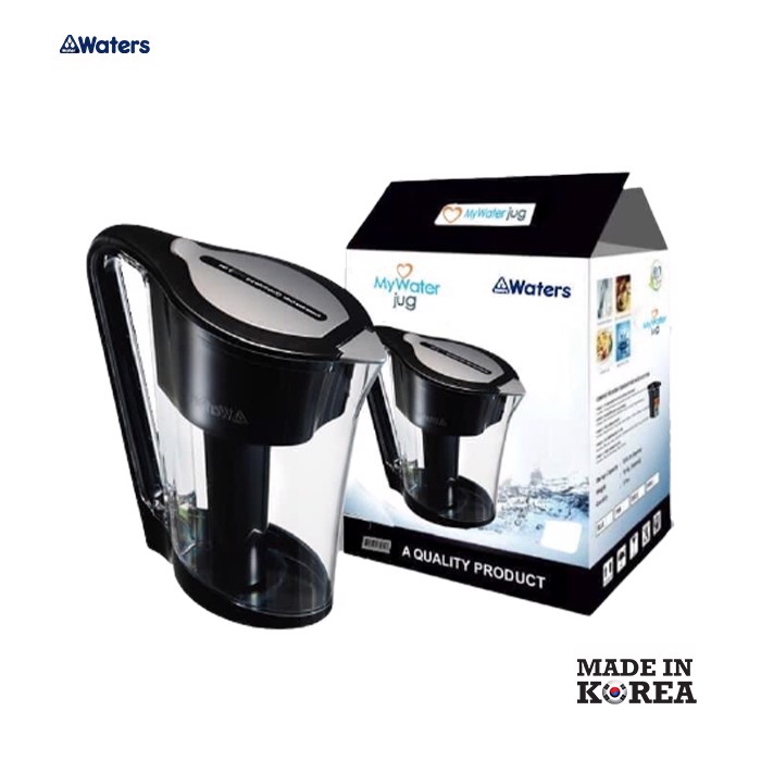 Bình lọc nước Ion kiềm ALkaline WaterJug - Hàng chính hãng - Tạo nước kiềm tốt cho sức khỏe, Lọc Clo, tạp chất và vi khuẩn có hại trong nước
