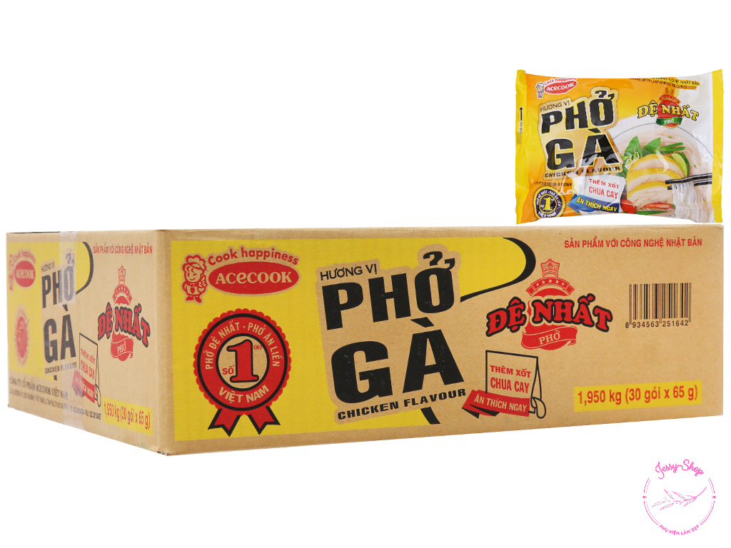 Combo 5 gói phở gà đệ nhất 67g