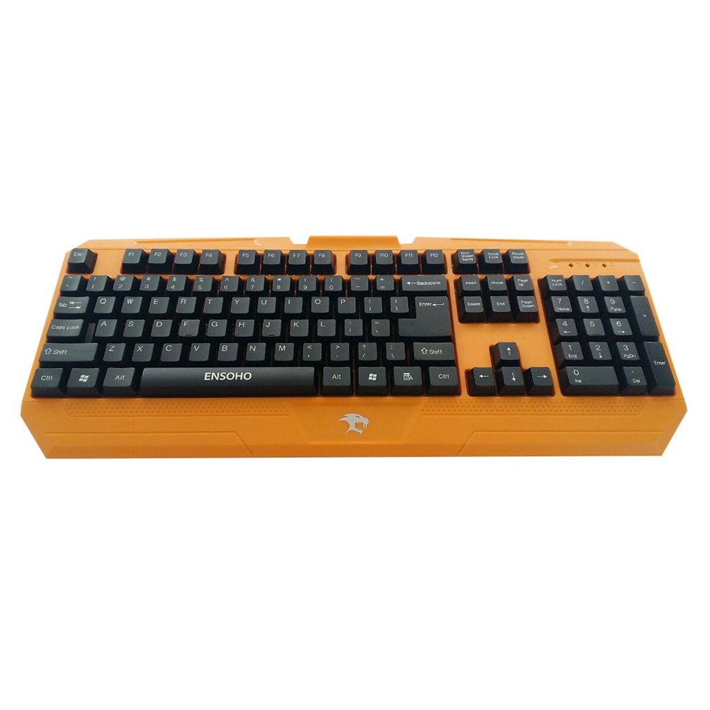 Bàn phím có dây ensoho e-104+ tặng bàn di chuột _hàng bảo hành 12 tháng.