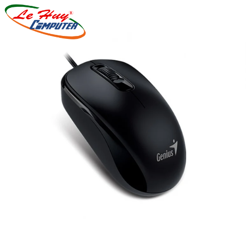 Chuột máy tính có dây Genius DX-120/ DX-110 Đen - Hàng chính hãng