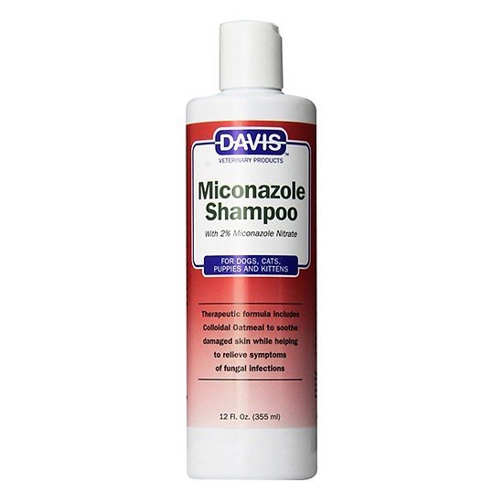 Dầu tắm nấm viêm da chó mèo Davis Miconazole 355ml