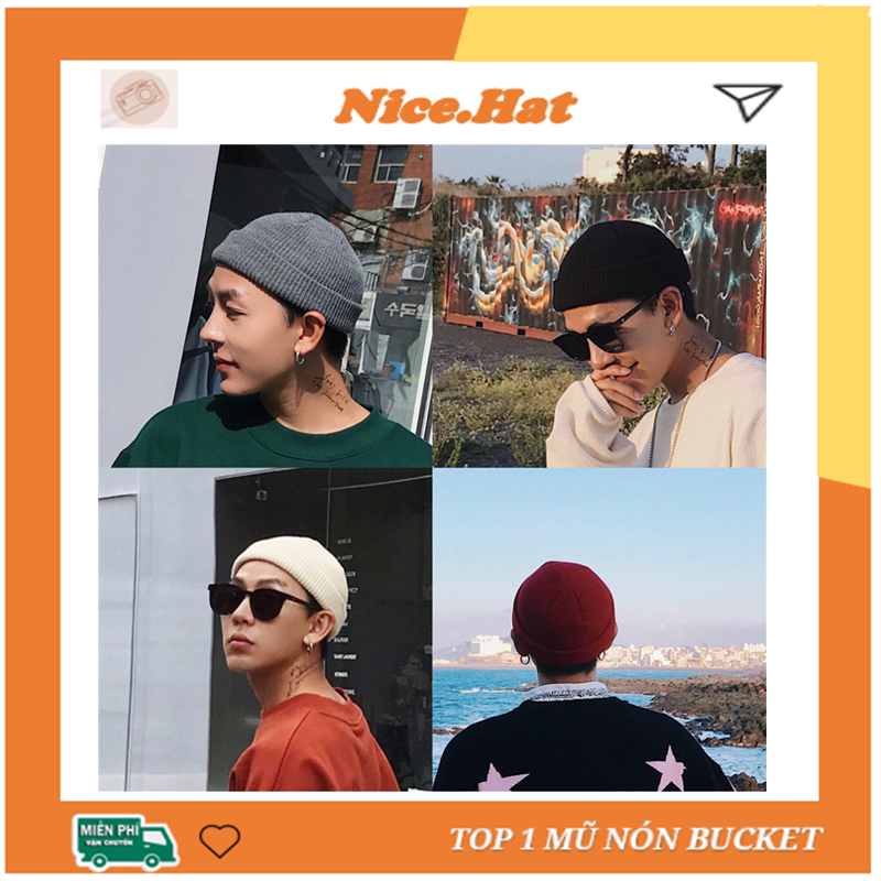 Nón Beanie Nhiều Màu - Mũ Len Beanie phong cách Hàn Quốc Unisex
