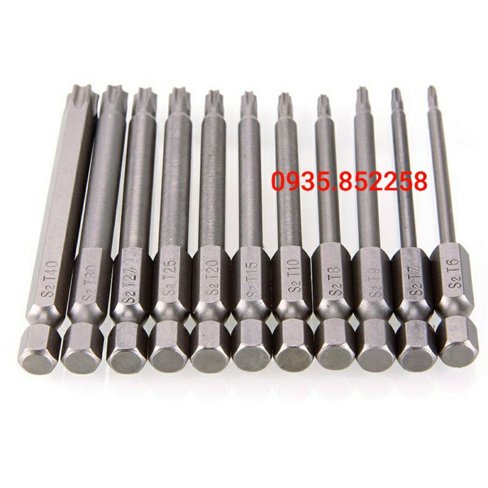 Bộ mũi hoa thị chuôi lục giác