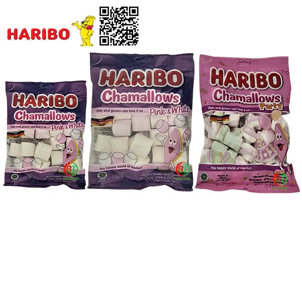 Kẹo Xốp Haribo Chamallows gói từ 70g tới 150g