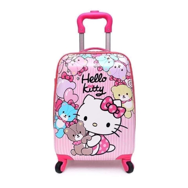 Vali Kitty Cho Bé In 2 Mặt Chuẩn Hàng Loại Cao Cấp Có Sẵn