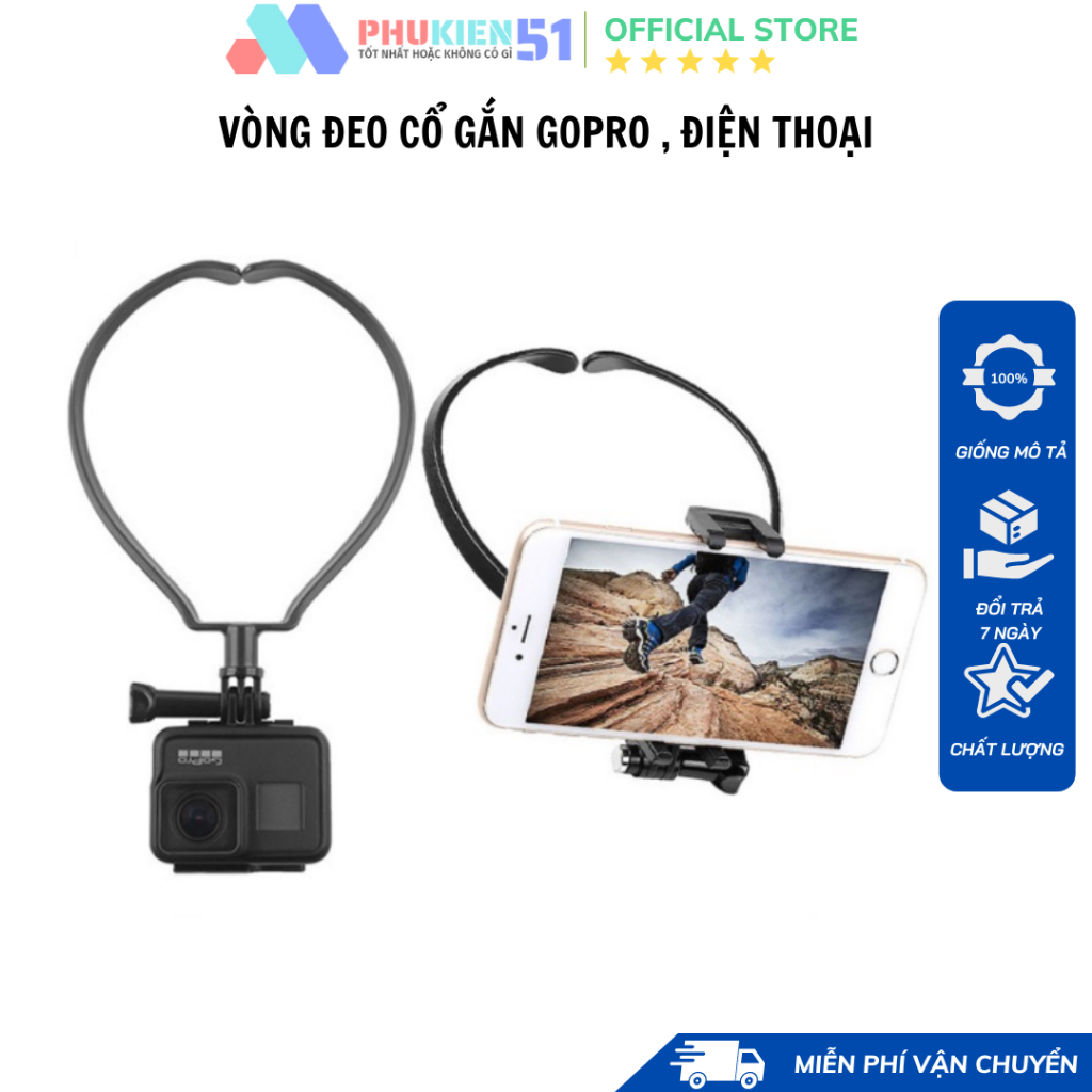 Vòng đeo cổ Điện thoại, Gopro , Actioncam thông minh dễ dùng