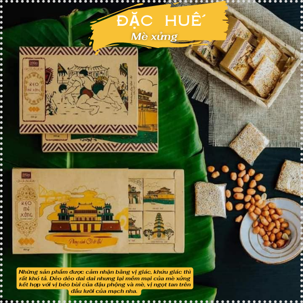 [VSATTP] Mè Xửng Huế Dẻo Hộp 6 Chiếc - Mộc Truly Hue's